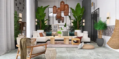Gorgeous indoor planting with beauty of design ☘️✨