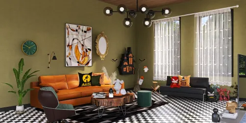 (Halloween) Family Lounge Room