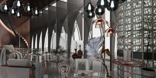 modern living room with elegant lighting fixtures and stylish furniture arrangement showcasing an open space design aesthetic; features Homestyler's real-time 3D rendering for instant visualization.