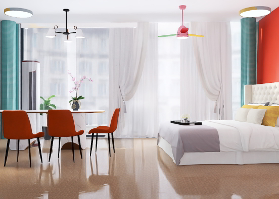 Bedroom Design  Design Rendering