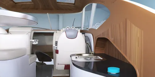Home Boat with lower floor