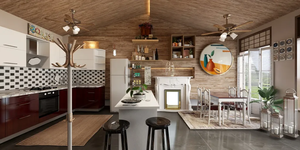 a kitchen with a stove, sink, and cabinets 