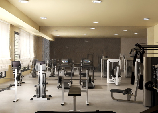 Elegant fitness Room !!
Just for Ladies !!
 Design Rendering