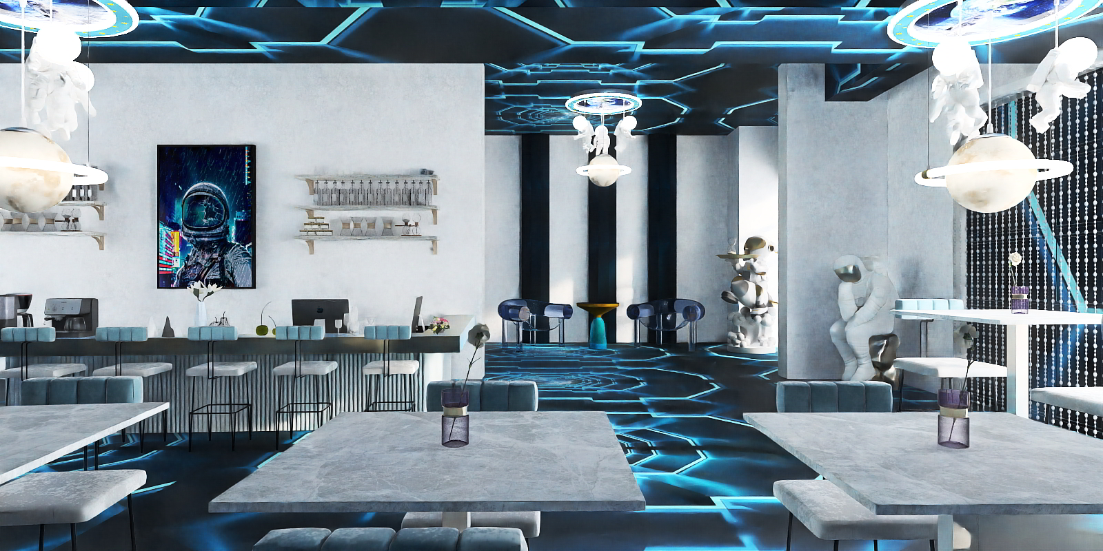 Un bar diferente 🚀👩🏽‍🚀