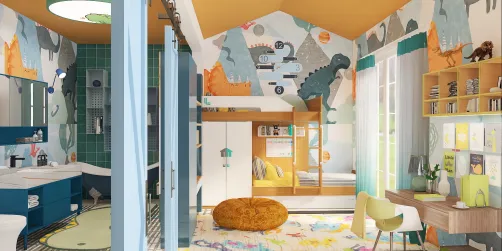 Dinosaur bedroom