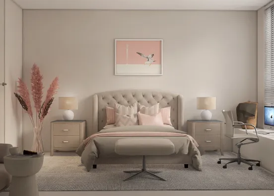 Bedroom ☁️🩷 Design Rendering