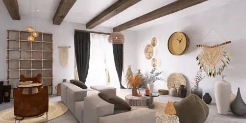 100% Wabi-Sabi Living Room