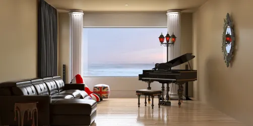 Music room / theatre with a view 