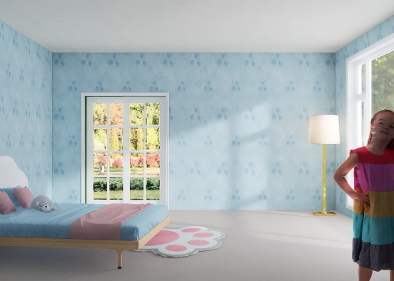 Happy child bedroom Design Rendering