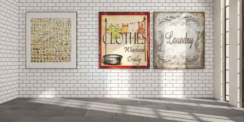 Change Homestyler art to laundry sign