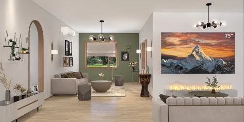 Natural living room🌳