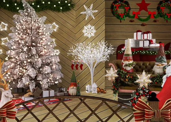 # Santa Sleigh, getting ready for the big delivery🎄 Renderização de Design