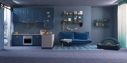 Blue design