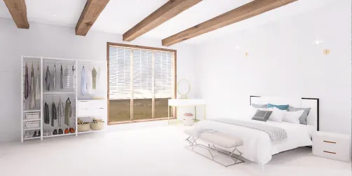 Habitación con su armario y su tocador 