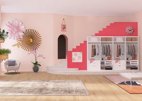 prinsess bedroom Design Rendering