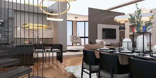 casa de praia Open plan🤍🤎🩶