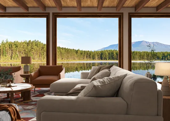 # Cabaña Renderização de Design