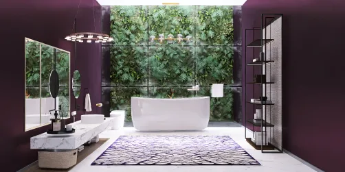My First Bathroom!! 💜🤍