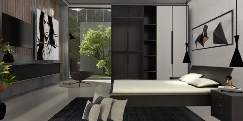 Habitación minimalista 