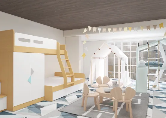Child’s Dream Room Design Rendering
