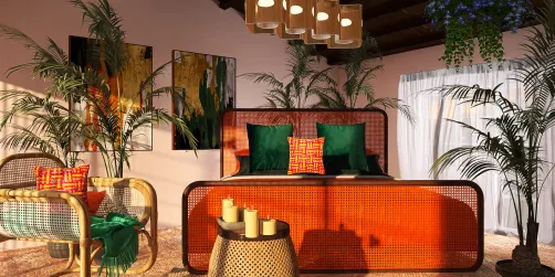 Bohemian  bedroom