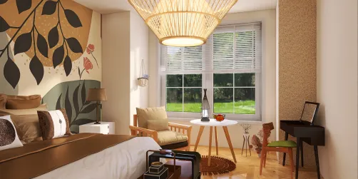 Relaxing homestay room