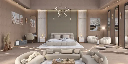 luxury bedroom (beige bedroom)