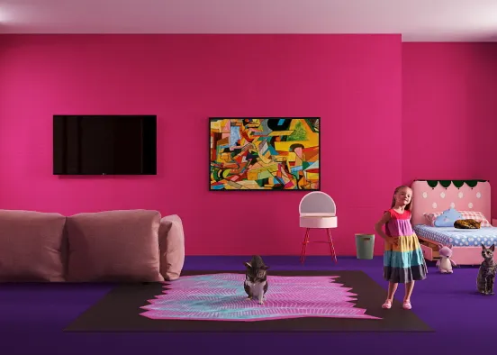 Lily's room Design Rendering
