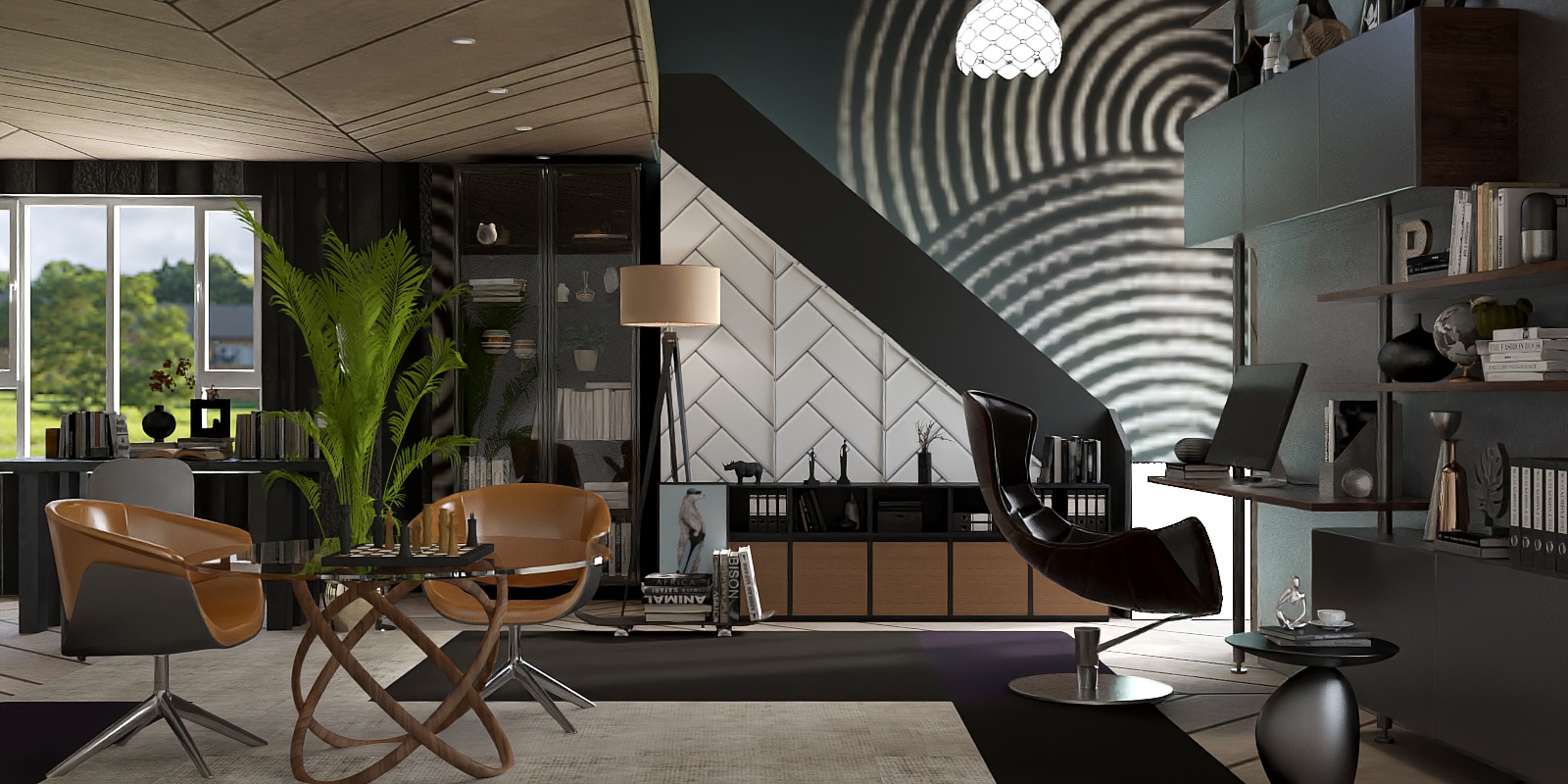 Modular downstairs study