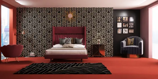 Art Deco bedroom 