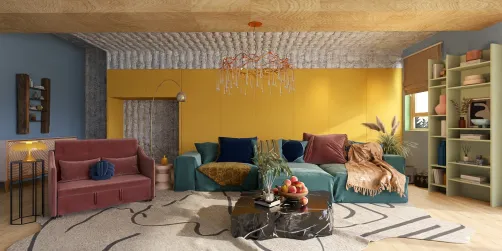 Chill Colorful Living Room