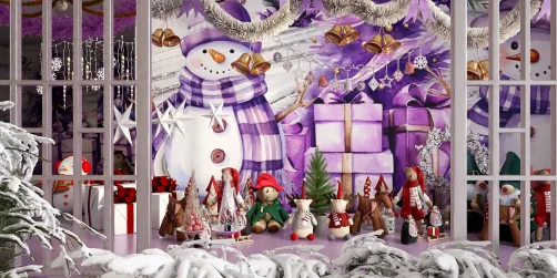 Toy Store Christmas Window 