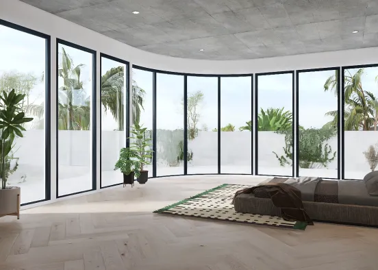 Bedroom with a view 🌿 Design Rendering
