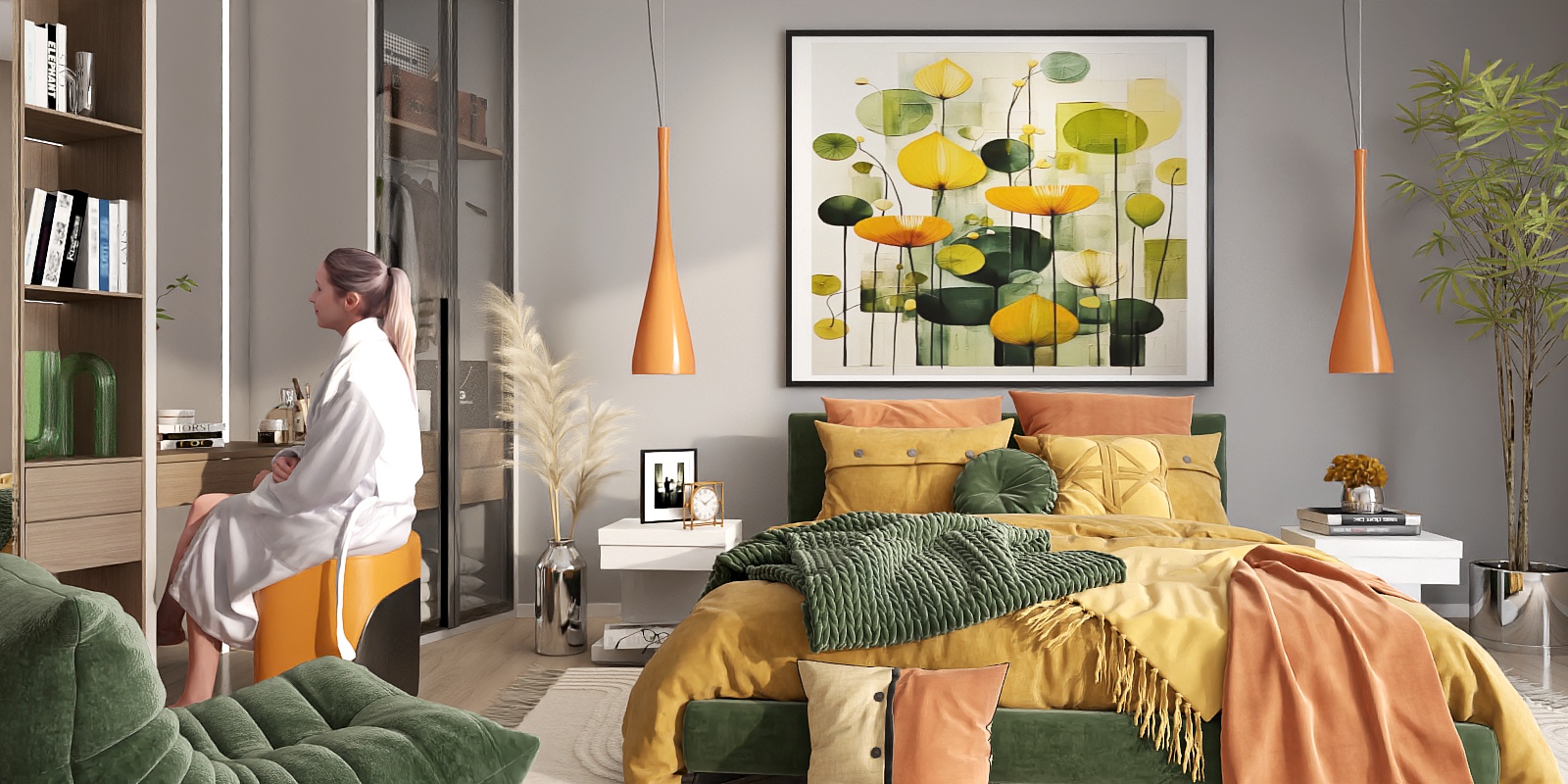 💚💛🧡 Green, Yellow, Orange ✨✨✨