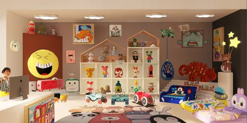 Small  kids room and toy store downtown 