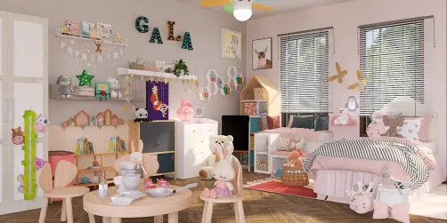 Cuarto niña pequeña chalet