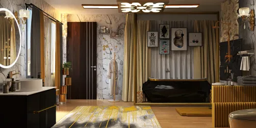 golden washroom 