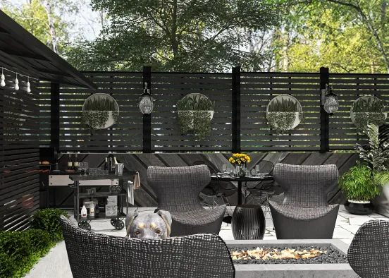 Open Air Privacy  Design Rendering