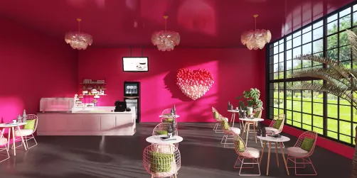 Pink cafe