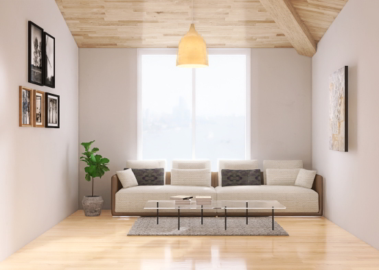 My Dream Living Room Design Rendering