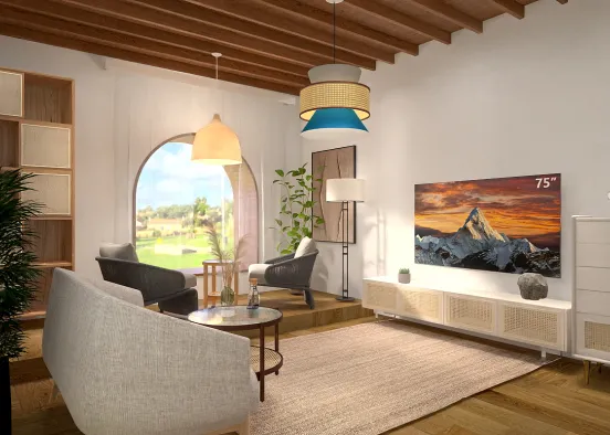 # Living room  Renderização de Design