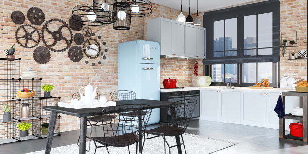 cucina industrial style