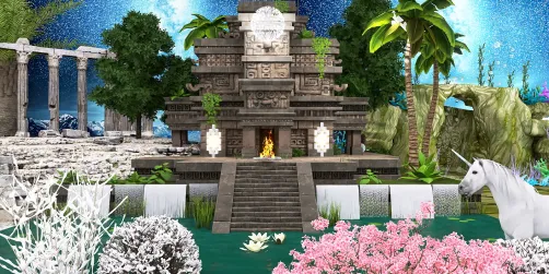 Maya Temple in Fantasy Island