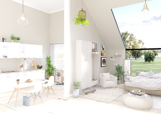 tiny living apartment 🫶🏼 Design Rendering