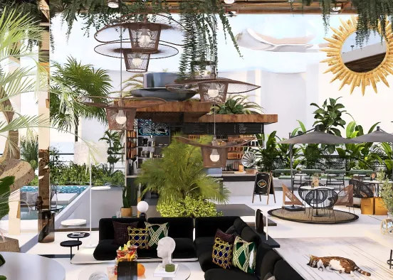 # Plants n Sunshine Renderização de Design