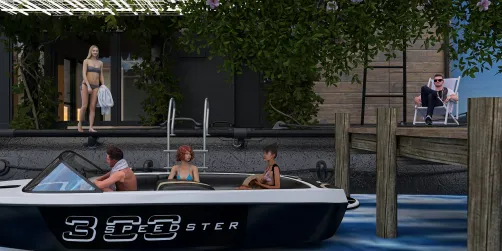 Floating house 