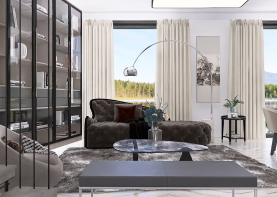 Study at home Design Rendering
