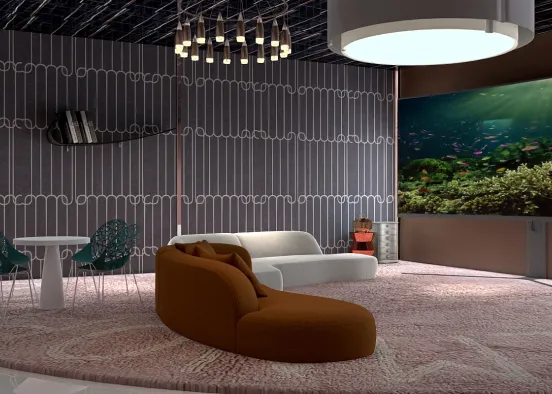 # Imaginary Curved Friction room Renderização de Design