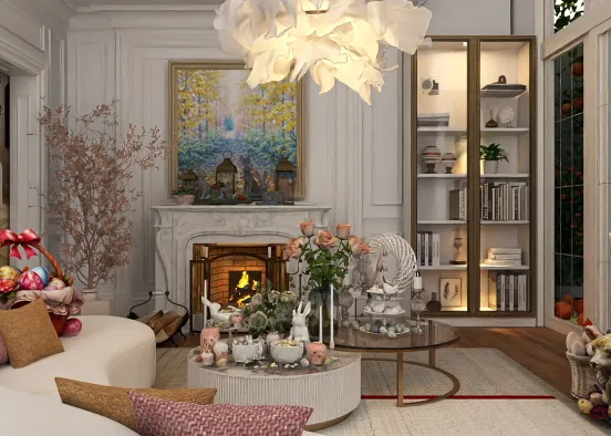 # Easter in a Luxury Paradise Визуализация дизайна