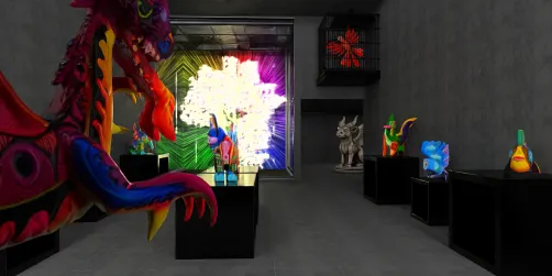 M=museum...fantastic animals